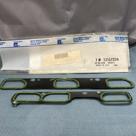 NEW GENUINE GM 12507234 GASKET KIT, INTAKE MANIFOLD PLENUM (FREE OF ASBESTOS)