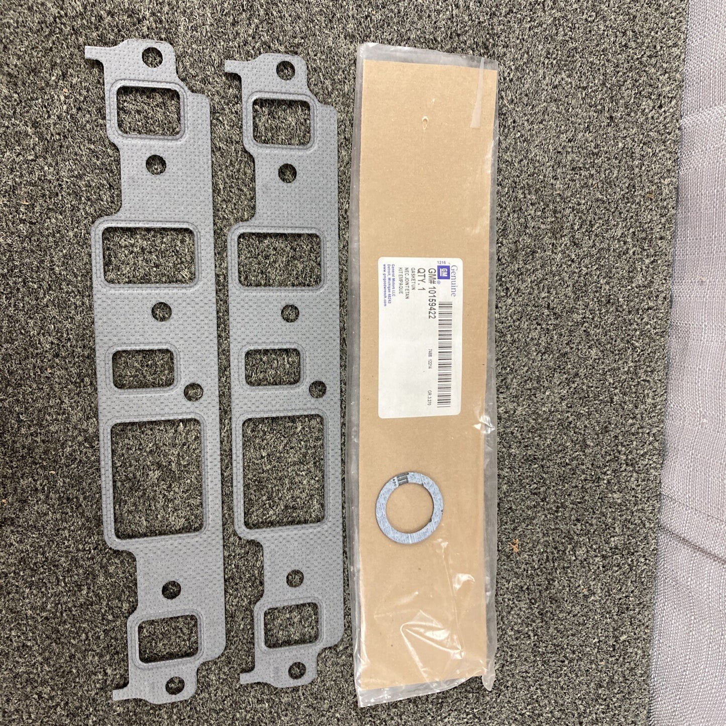 NEW GENUINE GM 10159422 GASKET KIT, INTAKE MANIFOLD SIDE 1985-1992 GR 3.270