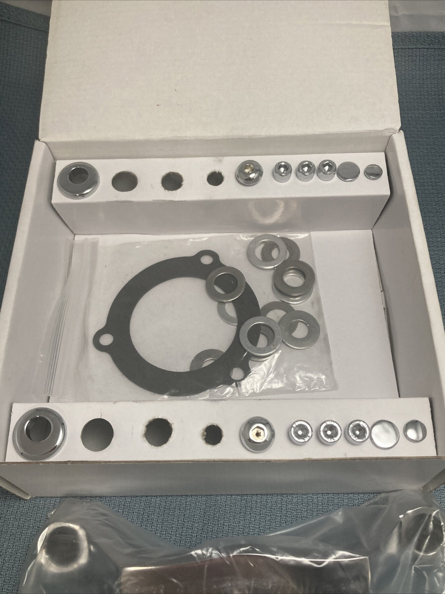 NEW HARLEY DAVIDSON M-BB-2004 BREATHER 08 UP BIG TWIN CHROME, INCOMPLETE KIT