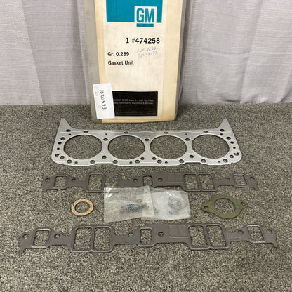 NEW GENUINE GM 474258 HEAD GASKET SET GR 0.289