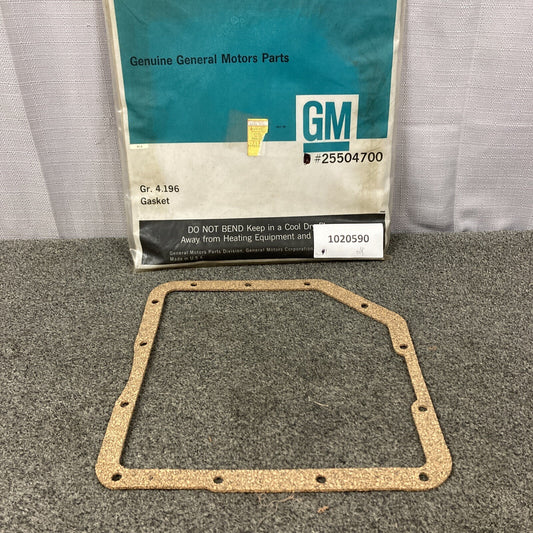 NEW GENUINE GM 25504700 GASKET, TRANSMISSION OIL PAN (FREE OF ASBESTOS) GR 4.196