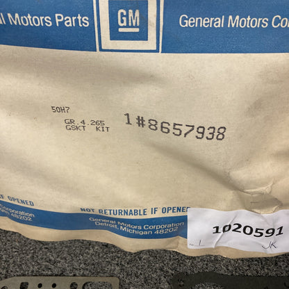 NEW GENUINE GM 8657938 GASKET KIT, TRANSMISSION MAIN CONTROL VALVE BODY GR 4.265