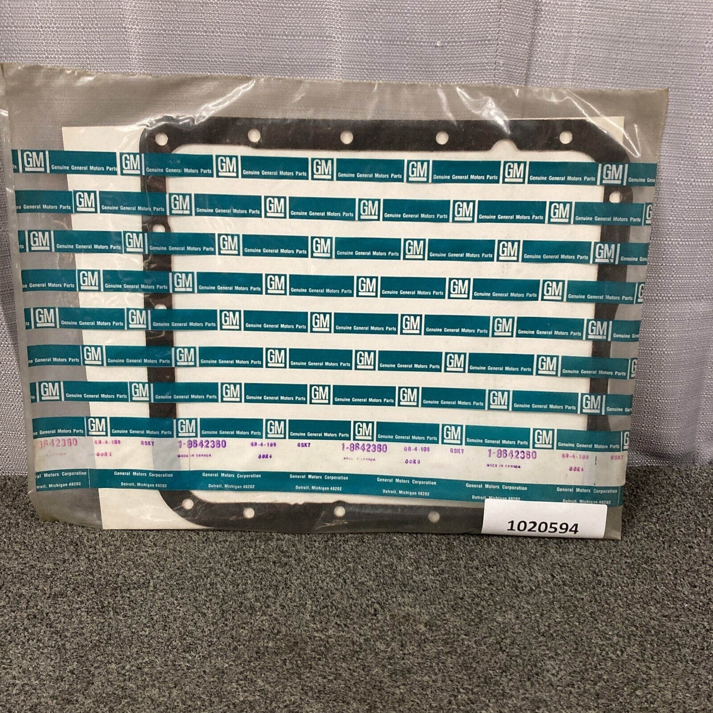 NEW GENUINE GM 8642360 GASKET, TRANSMISSION OIL PAN (FREE OF ASBESTOS) GR 4.196
