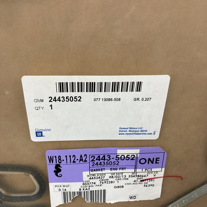 NEW GENUINE GM 24435052 GASKET, ENGINE FRONT COVER 2000-2017 GR 0.207