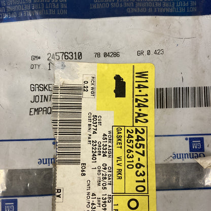 NEW GENUINE GM 24576310 GASKET, VALVE ROCKER ARMATURE COVER 1992-2003 GR 0.423