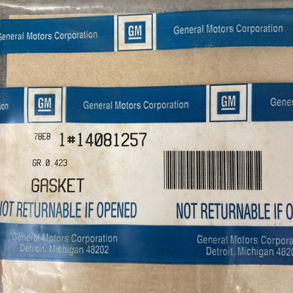 NEW GENUINE GM 14081257 GASKET, VALVE ROCKER ARMATURE COVER 1985-1993 GR 0.423
