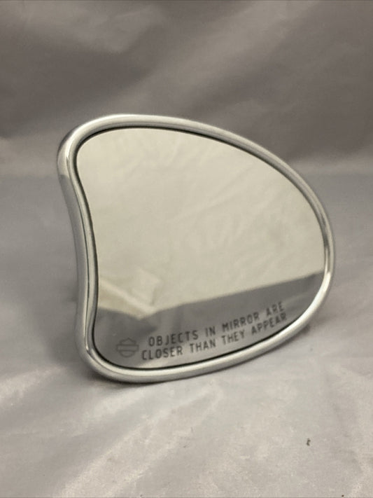 NEW HARLEY DAVIDSON 56000098 RH Chrome Tapered Fairing Mount Mirror NEW TAKE OFF