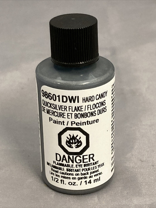 NEW GENUINE HARLEY DAVIDSON 98601DWI TU,HRD CNDY QUICKSILVER FLAKE 1/2 fl. oz.