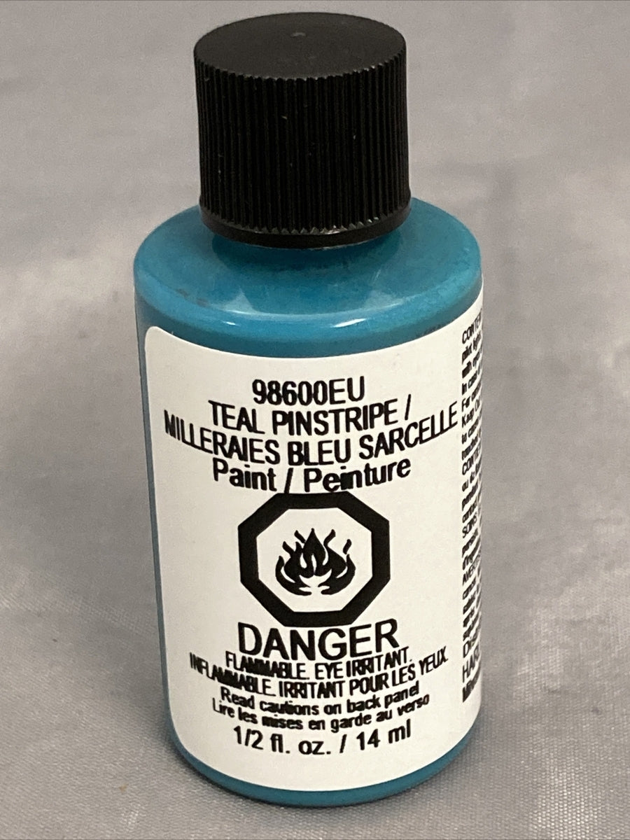 NEW GENUINE HARLEY DAVIDSON 98600EU TOUCH-UP PAINT, TEAL PINSTRIPE 1/2 fl. oz.