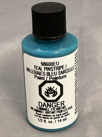 NEW GENUINE HARLEY DAVIDSON 98600EU TOUCH-UP PAINT, TEAL PINSTRIPE 1/2 fl. oz.