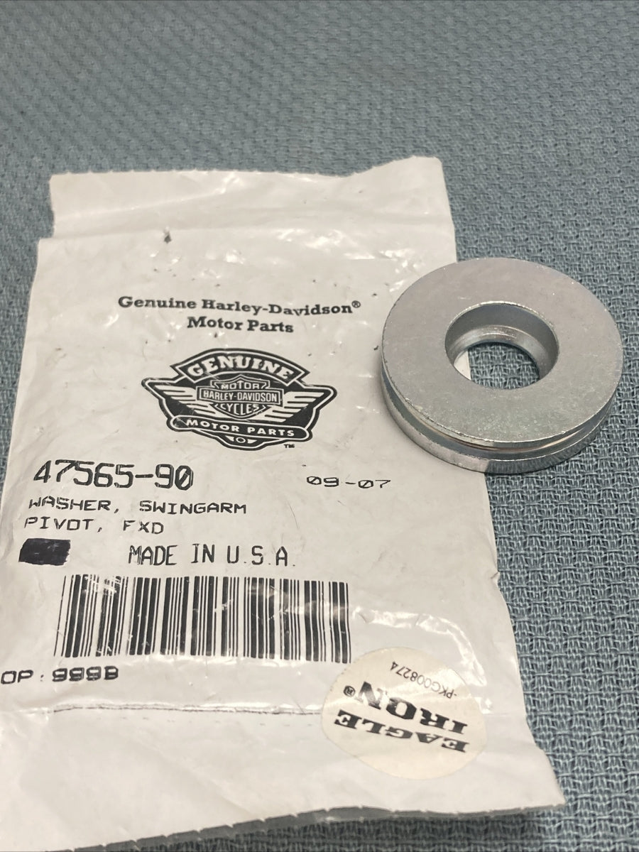 NEW GENUINE HARLEY DAVIDSON 47565-90 WASHER, SWINGARM PIVOT FXD