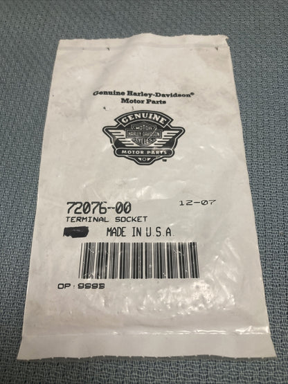 QTY 10 NEW GENUINE HARLEY DAVIDSON 72076-00 TERMINAL SOCKET