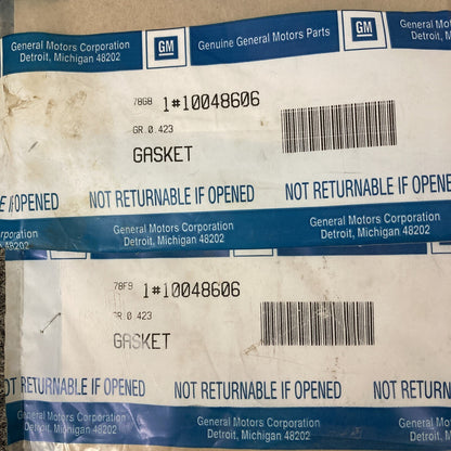 QTY 2 NEW GENUINE GM 10048606 GASKET, VALVE ROCKER ARMATURE COVER GR 0.423