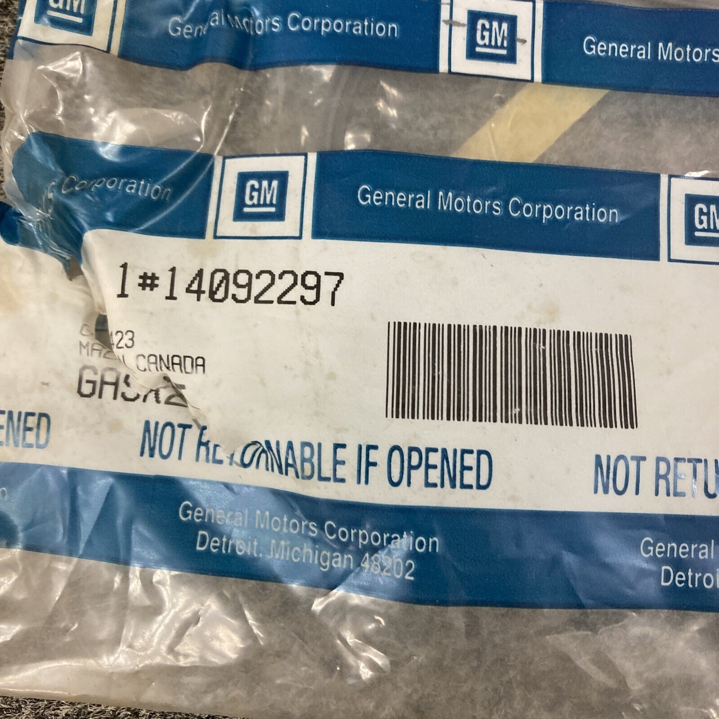 NEW GENUINE GM 14092297 GASKET, VALVE ROCKER ARMATURE COVER 1987-1994