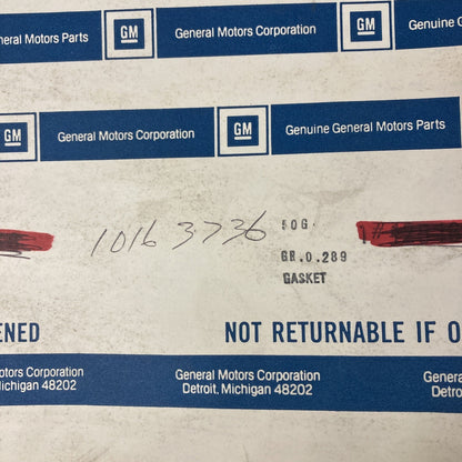 NEW GENUINE GM 10163736 GASKET, ENGINE CYLINDER HEAD GR 0.289
