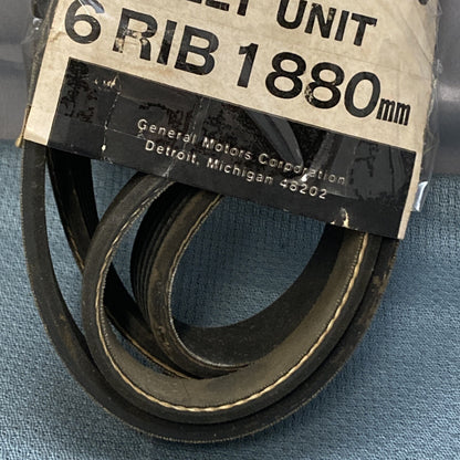 NEW GENUINE GM 25519488 AUTOMOTIVE BELT UNIT 6 RIB 1880MM