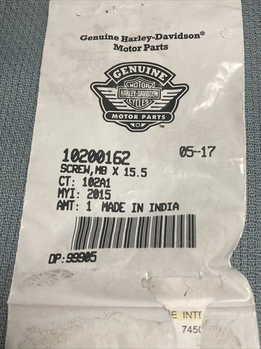 NEW GENUINE HARLEY DAVIDSON 10200162 SCREW, MB X 15.5