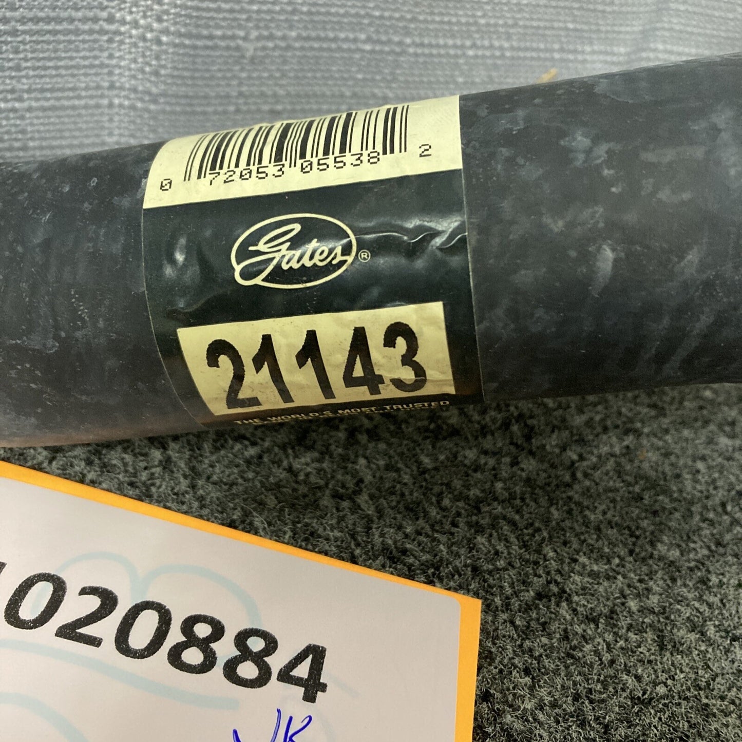 NEW GENUINE GATES 21143 MOLDED COOLANT HOSE