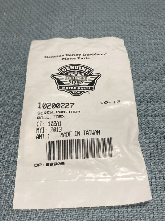 NEW GENUINE HARLEY DAVIDSON 10200227 SCREW, PAN, THRD ROLL, TORX