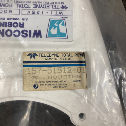 NEW TELEDYNE 157-51510-01 BLOWER HOUSE *WHITE SUPERSEDED BY 157-51510-16