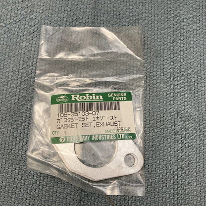 NEW GENUINE ROBIN 106-35103-07 GASKET SET, EXHAUST