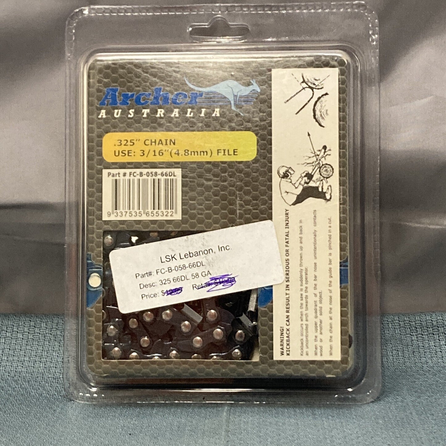 NEW ARCHER FC-B-058-66DL SAW CHAIN