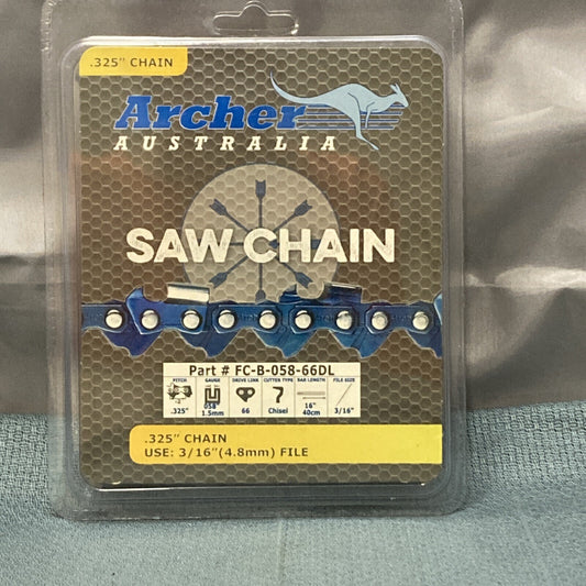 NEW ARCHER FC-B-058-66DL SAW CHAIN