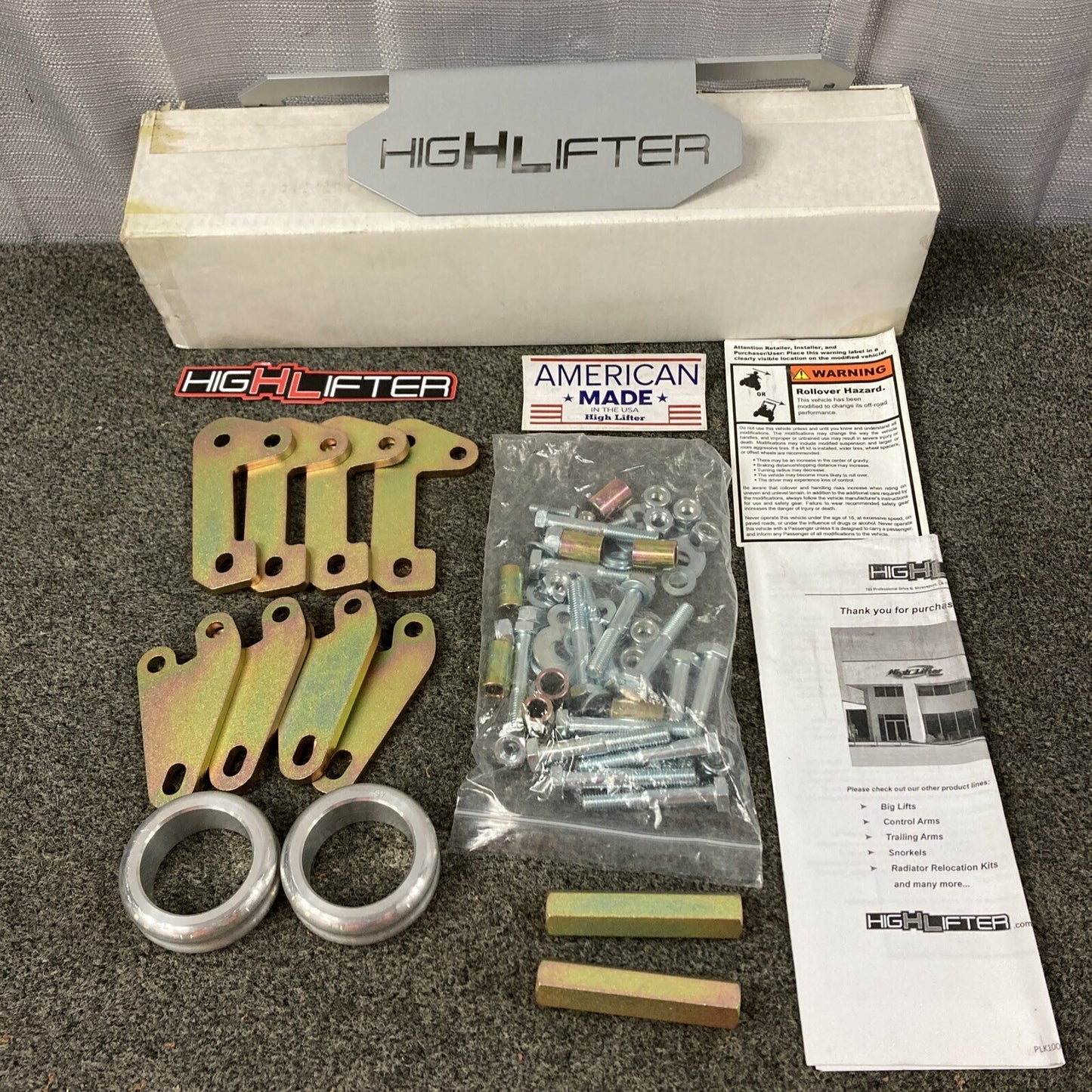 NEW HIGH LIFTER PLK1000R-52 3" LIFT KIT POL RANGER 1000