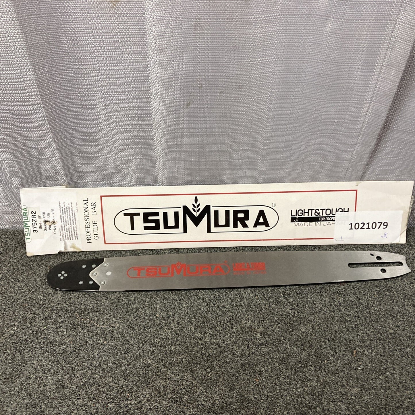 NEW TSUMURA 375ZR2 18" GUIDE BAR .325"-.058-72DL