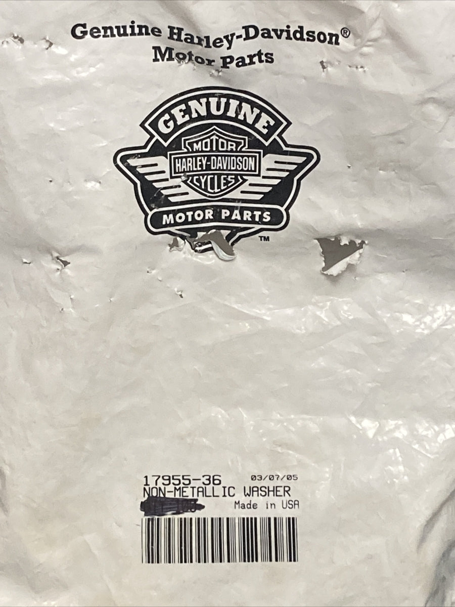 QTY 10 NEW GENUINE HARLEY DAVIDSON 17955-36 NON-METALLIC WASHERS