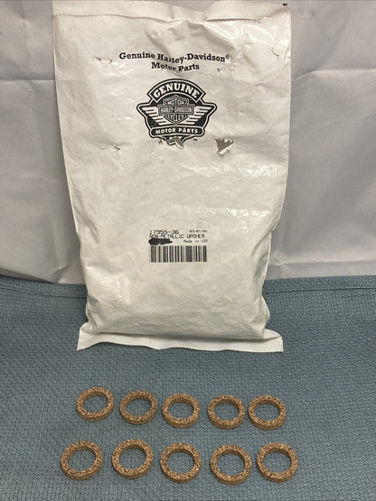 QTY 10 NEW GENUINE HARLEY DAVIDSON 17955-36 NON-METALLIC WASHERS