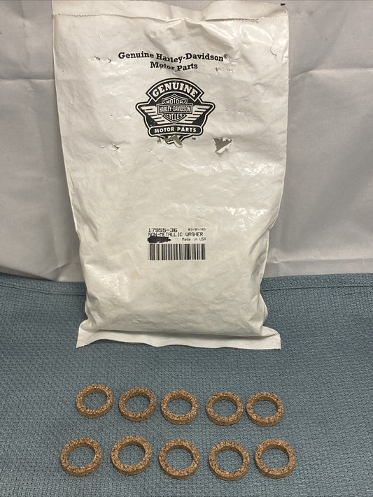 QTY 10 NEW GENUINE HARLEY DAVIDSON 17955-36 NON-METALLIC WASHERS