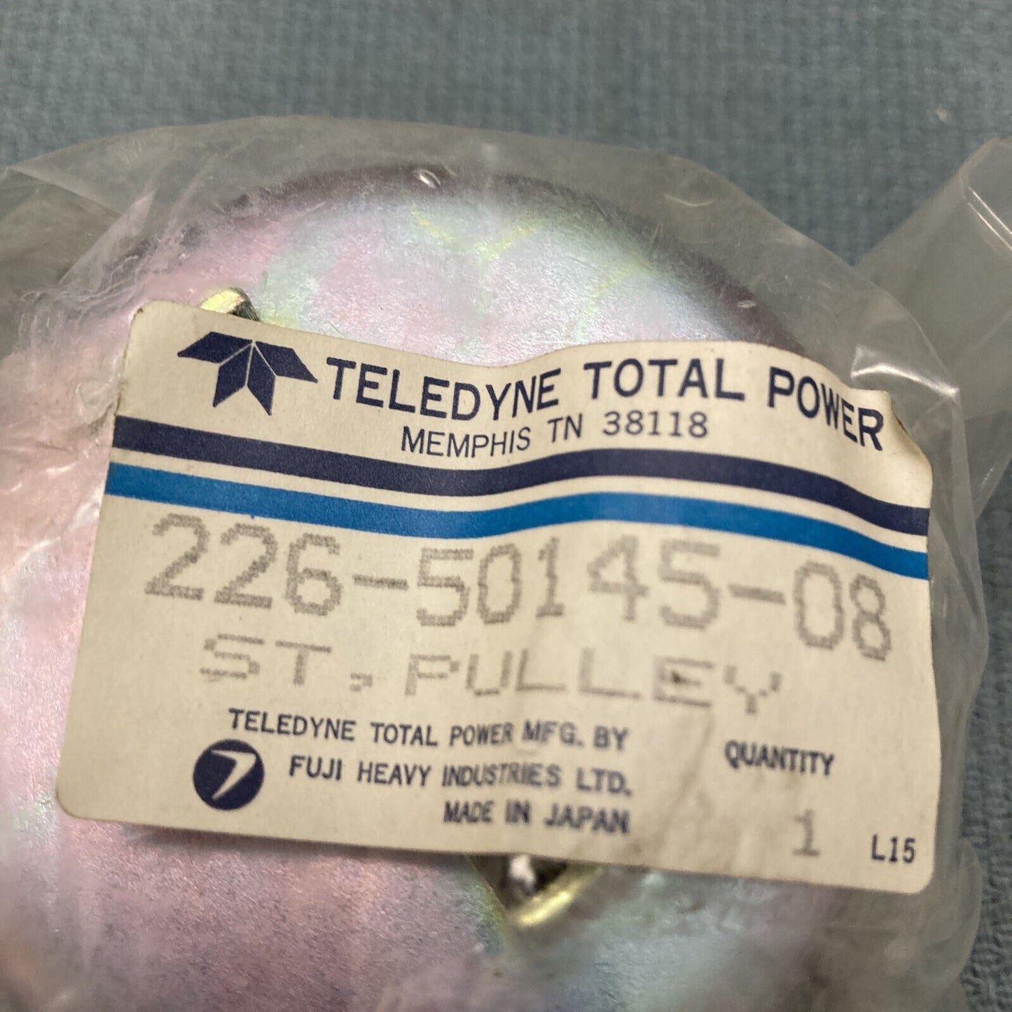 NEW WISCONSIN ROBIN TELEDYNE 226-50145-08 STARTER PULLEY