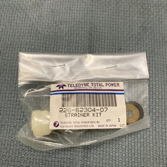 NEW TELEDYNE TOTAL POWER 226-62304-07 STRAINER KIT