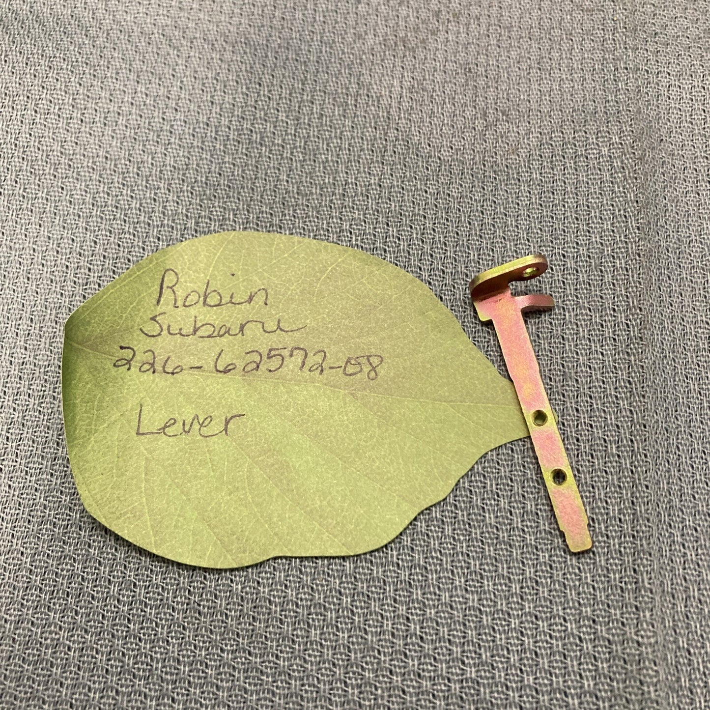 NEW ROBIN SUBARU 226-62572-08 CARB LEVER