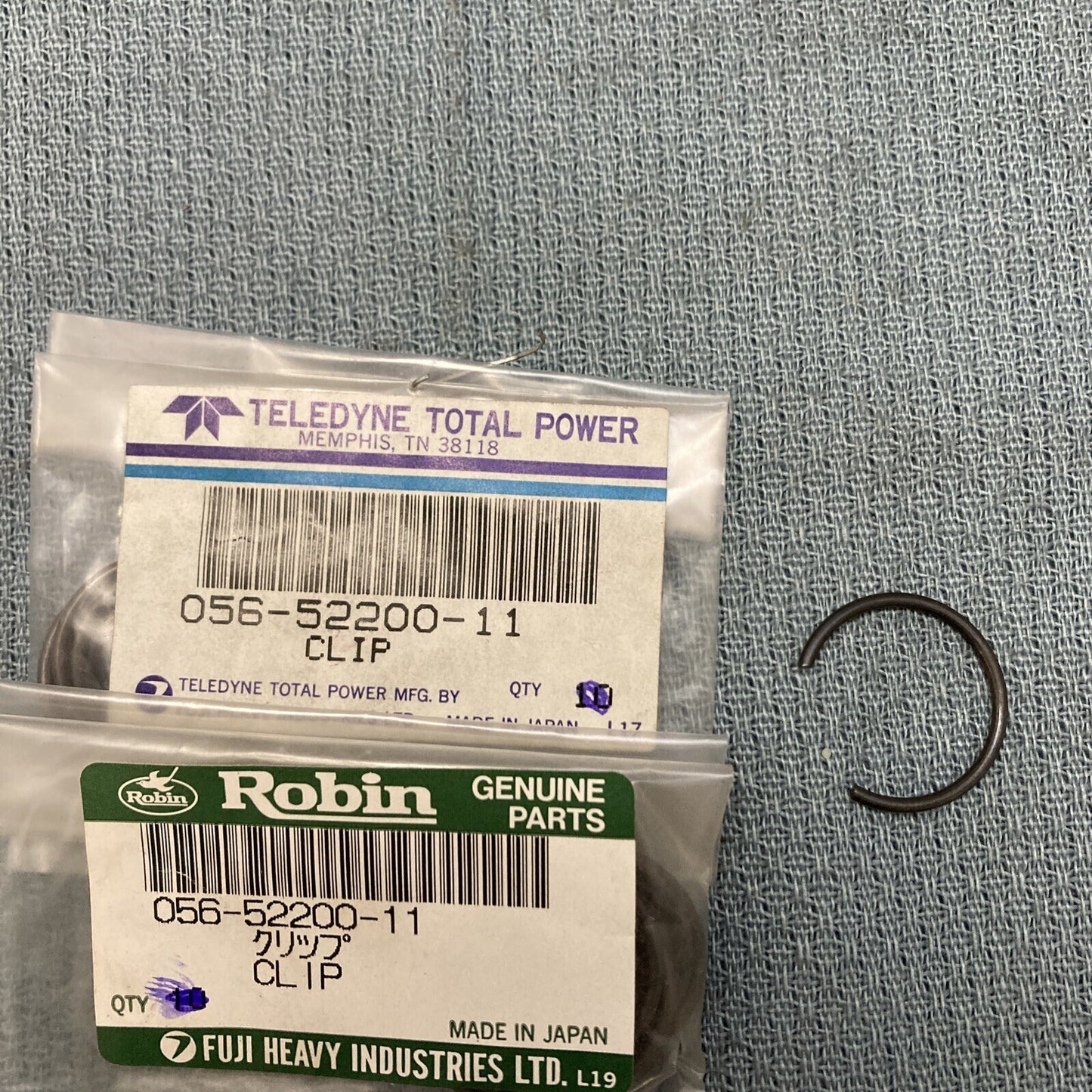 NEW ROBIN TELEDYNE TOTAL POWER 056-52200-11 CLIP