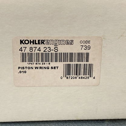 NEW GENUINE KOHLER 47 874 23-S KIT, PISTON W/RING SET .010