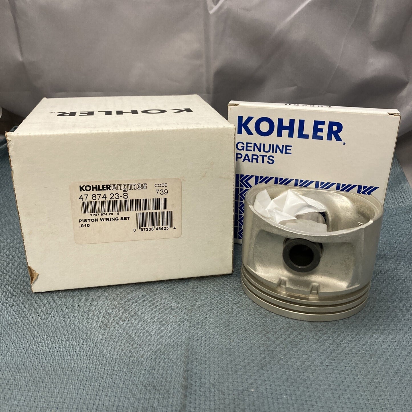 NEW GENUINE KOHLER 47 874 23-S KIT, PISTON W/RING SET .010