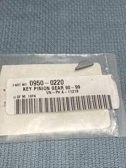 NEW GENUINE HARLEY DAVIDSON 0950-0220 KEY PINION GEAR 90-99