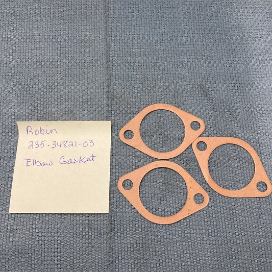 QTY 3 NEW ROBIN 235-34821-03 ELBOW GASKET