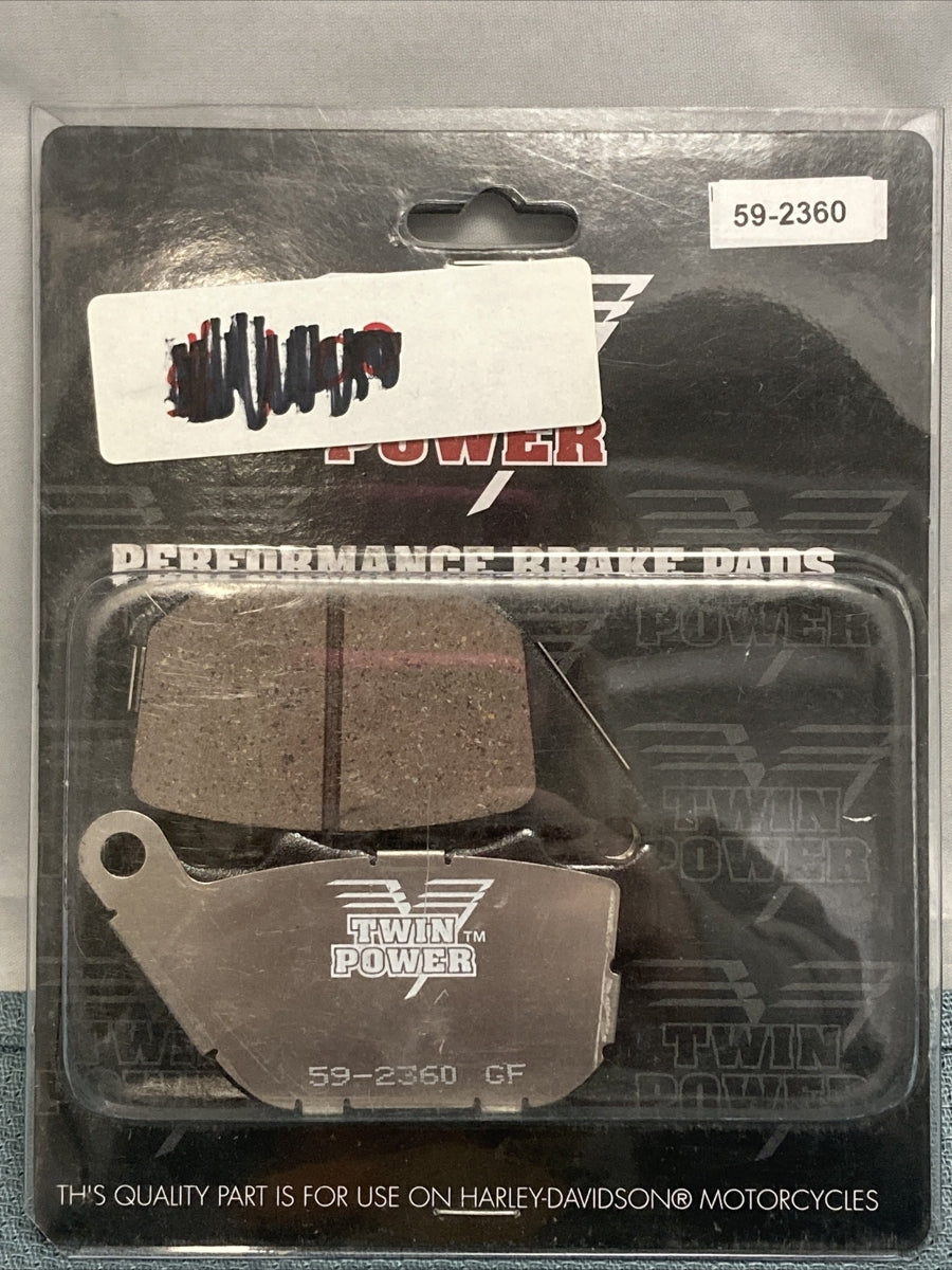 NEW TWIN POWER 59-2360 PERFORMANCE BRAKE PADS