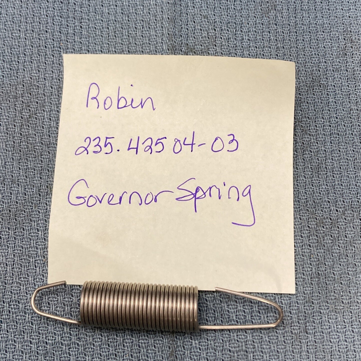 NEW ROBIN 235-42504-03 GOVERNOR SPRING