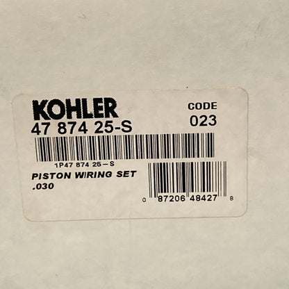 NEW GENUINE KOHLER 47 874 25-S KIT, PISTON ASSEMBLY W/RING SET