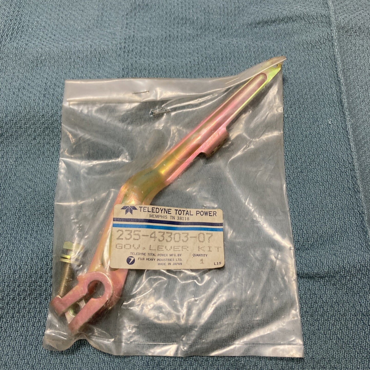 NEW TELEDYNE TOTAL POWER 235-43303-07 GOVERNOR LEVER KIT