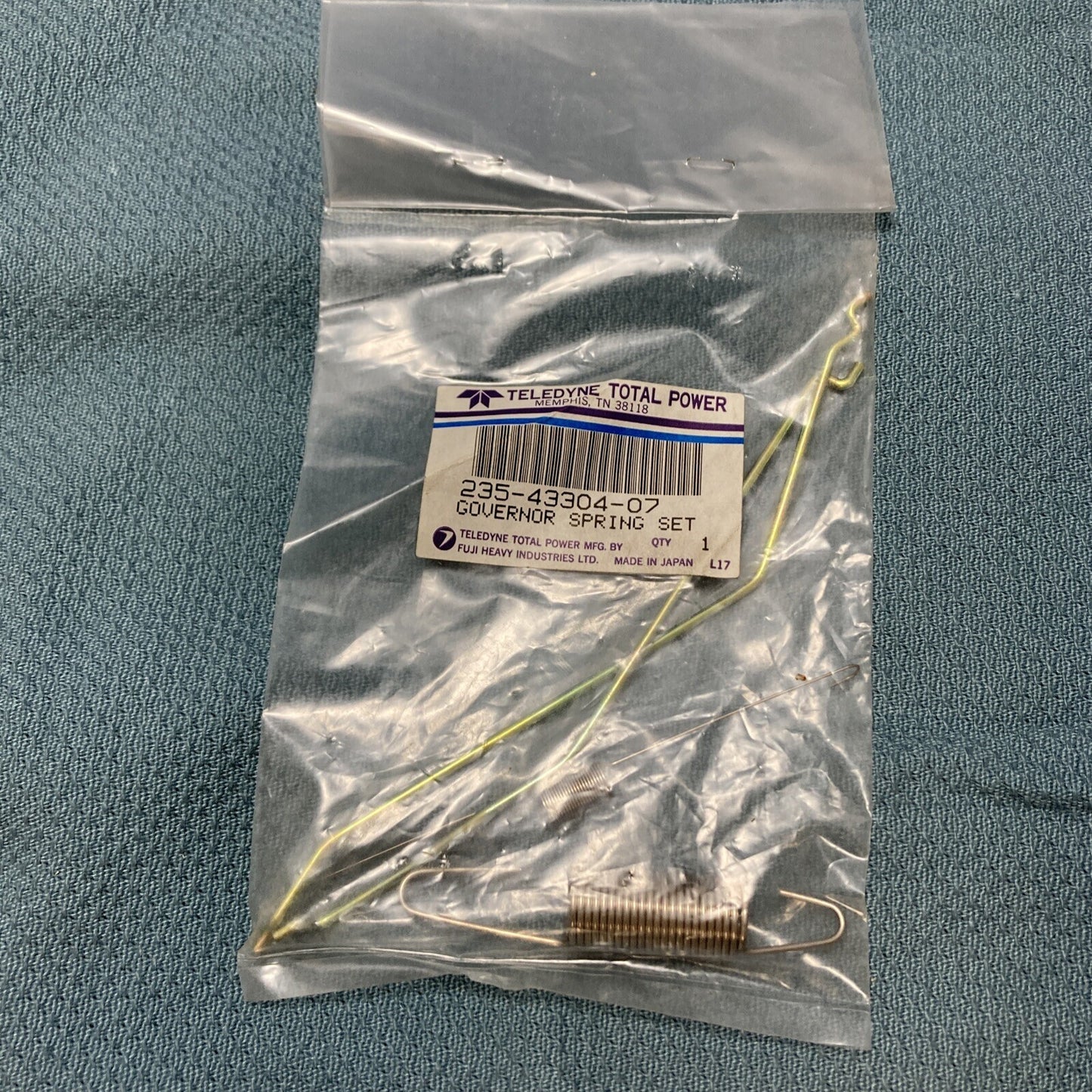 NEW TELEDYNE TOTAL POWER 235-43304-07 GOVERNOR SPRING SET