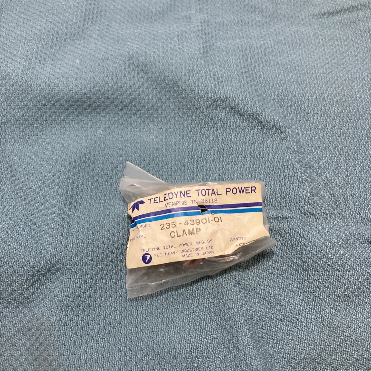 QTY 10 NEW TELEDYNE TOTAL POWER 235-43901-01 CLAMP