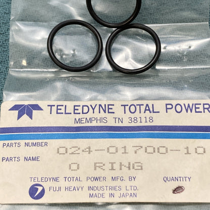 QTY 3 NEW TELEDYNE TOTAL POWER 024-01700-10 O-RING