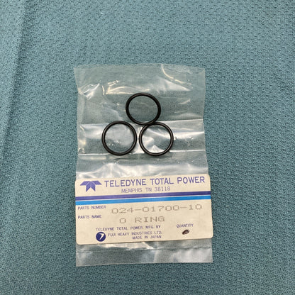 QTY 3 NEW TELEDYNE TOTAL POWER 024-01700-10 O-RING
