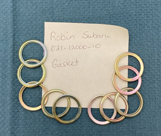 QTY 10 NEW REPLACES SUBARU ROBIN 021-12000-10 GASKET