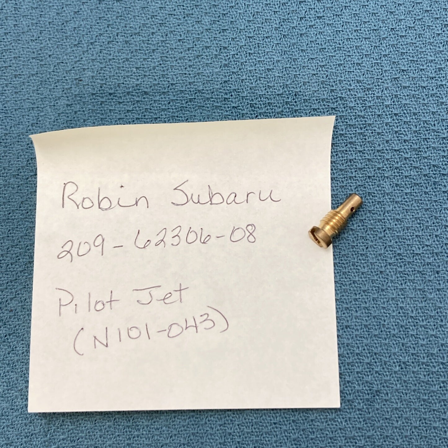 NEW REPLACES SUBARU ROBIN 209-62306-08 PILOT JET (N101-043)